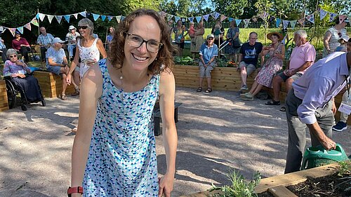 Alison at St Edwards Community Garden