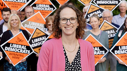 Alison Bennett, newly elected MP for Mid Sussex