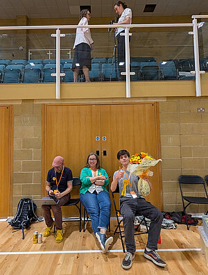 Alison Bennett and team at the Count