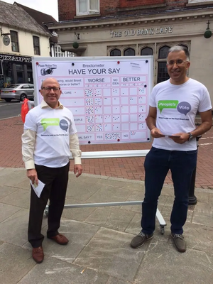 People's Vote Action Day in East Grinstead